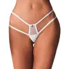 OBSESSIVE OBS Thong L/XL — белые с вышивкой Photo 1