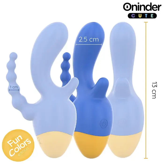 Trīskāršs vibrators ONINDER CUTE CUTE LOVE 3 SOME Photo 3