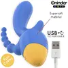 Trīskāršs vibrators ONINDER CUTE CUTE LOVE 3 SOME Photo 5