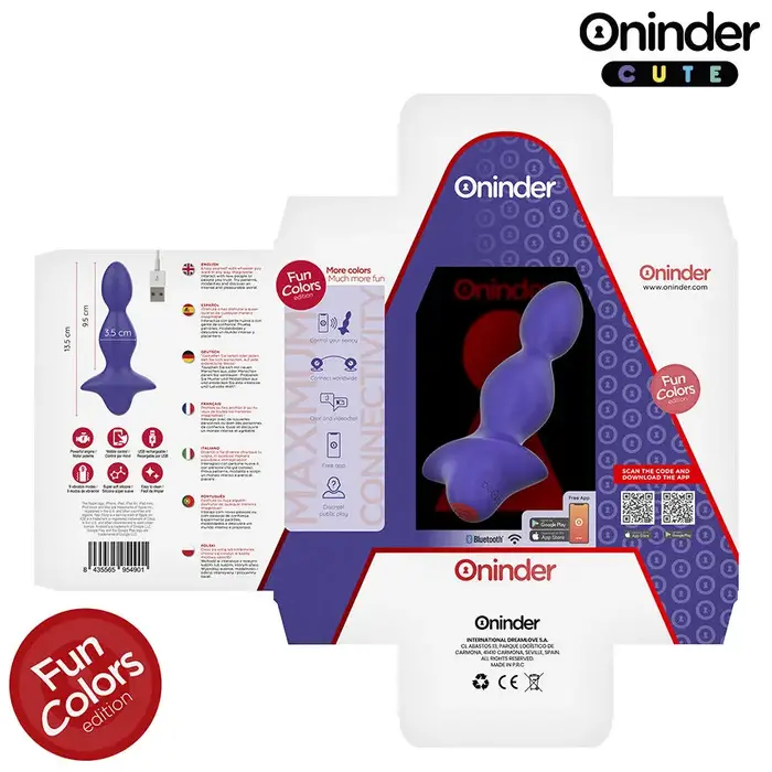 Vibrējošs anālais akmentiņš ONINDER CUTE D-242099 Photo 6