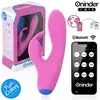 Vibrators ONINDER CUTE Love Bunny — G‑punkts un klitors Photo 1