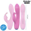 Vibrators ONINDER CUTE Love Bunny — G‑punkts un klitors Photo 3