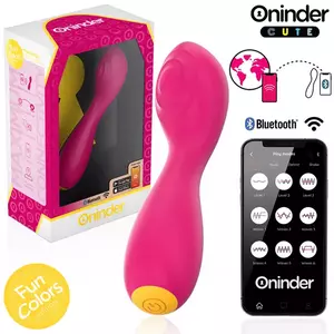 G‑punktu vibrators ONINDER CUTE LOVE BUDDY MASTER ar lietotnes vadību un ergonomisku dizainu