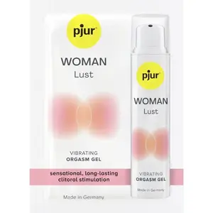 Vibrējošs gels Pjur Woman Lust vienreizējā devā 1,5 ml — uzbudināšanas un orgasma gels