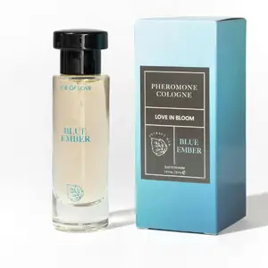 Мужская парфюмерия EYE OF LOVE Bloom Male Indica Blue Ember 30 мл — успокаивающий аромат, дорожный формат