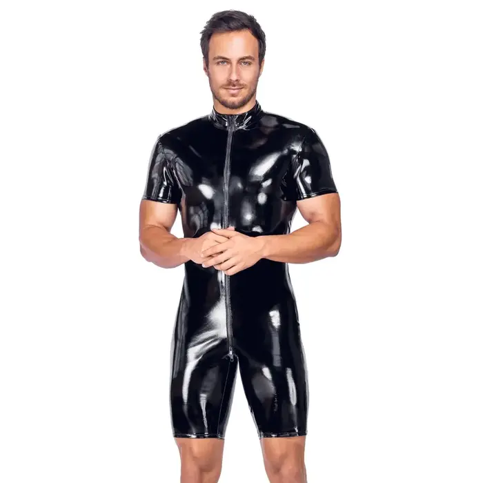 Men's playsuit Black Level Short Vinyl Playsuit XL Photo 2