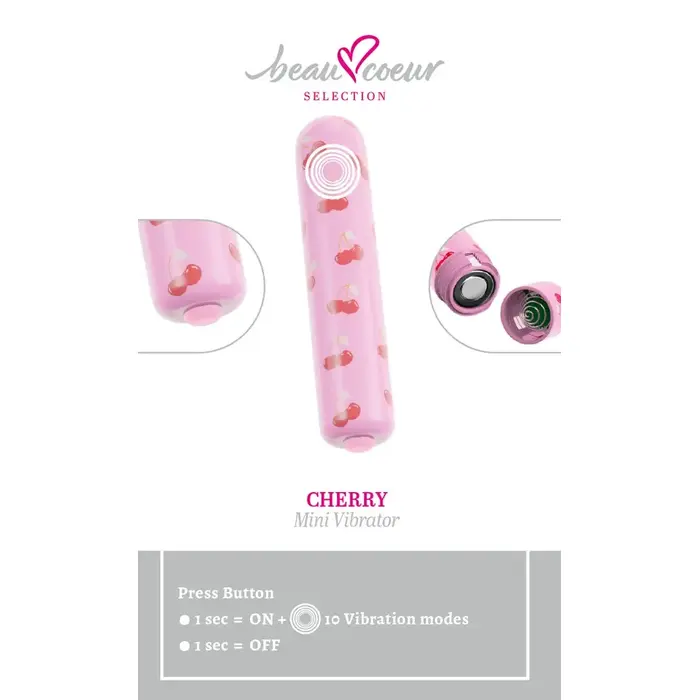 Vibrators beau coeur Cherry Mini Vibrato Photo 8