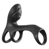 fantasy c-ringz Couples Cage Pro Black — silicone penis sleeve Photo 2