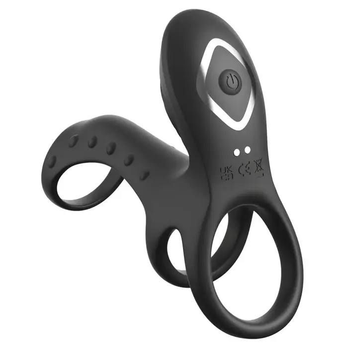 fantasy c-ringz Couples Cage Pro Black — silicone penis sleeve Photo 3