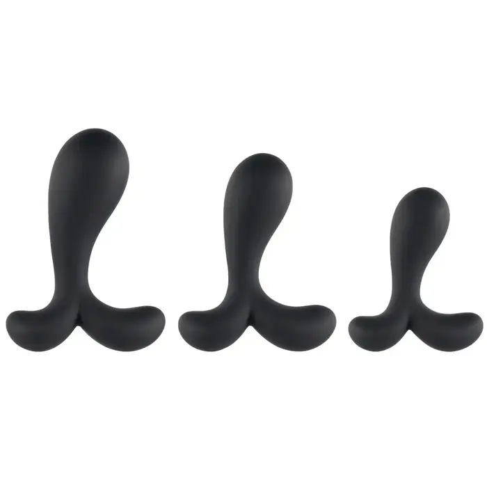 Butt Plug Training Set ANOS — three silicone plugs S/M/L Photo 2