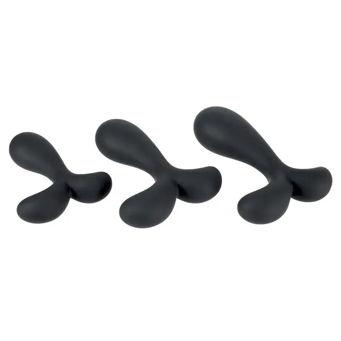 Butt Plug Training Set ANOS — three silicone plugs S/M/L Photo 3