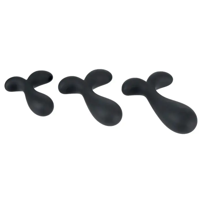 Butt Plug Training Set ANOS — three silicone plugs S/M/L Photo 4