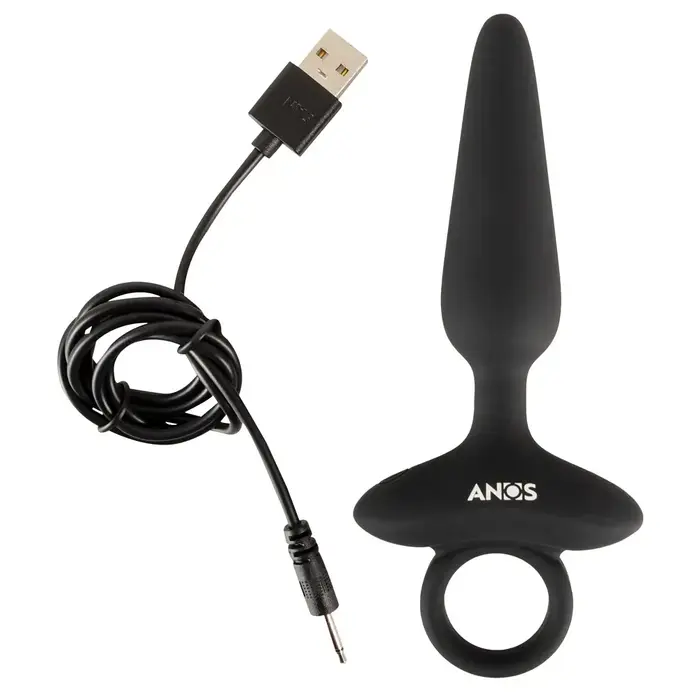 Анальная пробка ANOS Flexible Butt Plug Vibrat Photo 7