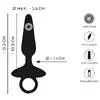 Анальная пробка ANOS Flexible Butt Plug Vibrat Photo 8