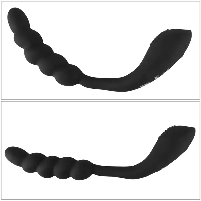 Vibrator Black Velvets Bendable Dual Stimulator Photo 8