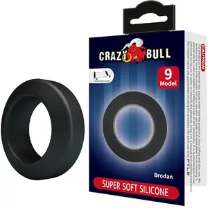 Silikona gredzens Crazy Bull Brodan Model 9 D-243833 — hipoalerģisks, elastīgs, viegls