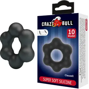 Love ring Crazy Bull Clauzell Model 10 — silicone, flexible, hypoallergenic, lightweight