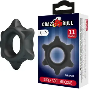 Silicone ring Crazy Bull Ethaniel Model 11 — flexible everyday wear, moisture- and deformation-resistant