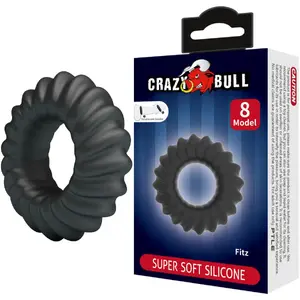 Silicone ring Crazy Bull Model 8 D-243838 — flexible, waterproof, skin-friendly