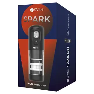 Masturbators snail vibe SVibe Ikon SPARK — kompakts personīgais masieris, uzlādējams, kopējais garums 27 cm, ievadīšanas dziļums 13,5 cm, ārējais Ø 7,7 cm, iekšējais Ø 2,9 cm