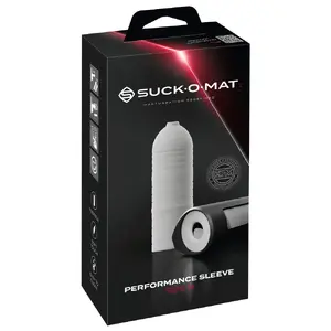Сменный рукав Suck-O-Mat 3 Perf. Sleeve M — силикон/ПУ, длина 21 см, глубина введения 15 см, отверстие Ø 2.3 см