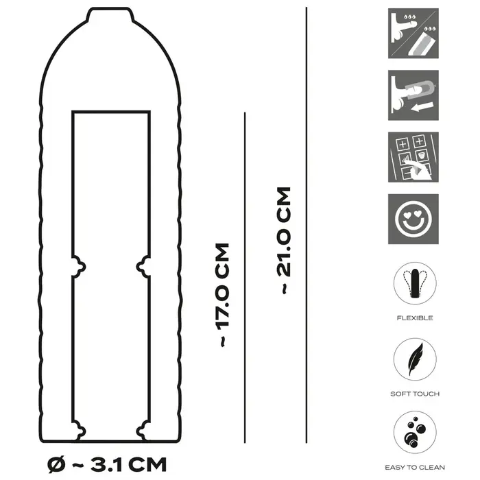 Suck-O-Mat Suck-O-Mat 3 Perf. Sleeve XL — запасная гильза Photo 8