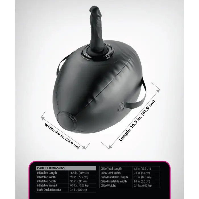 PIPEDREAM Body Dock Inflatable Love Ball — inflatable pleasure ball Photo 5