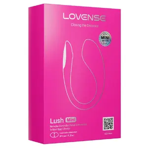 Nēsājams G-spot vibrators LOVENSE Lush Mini — kompakts aplikācijā vadāms silikona olu, ūdensizturīgs, uzlādējams, 9.7×3.1×7 cm, 58 g