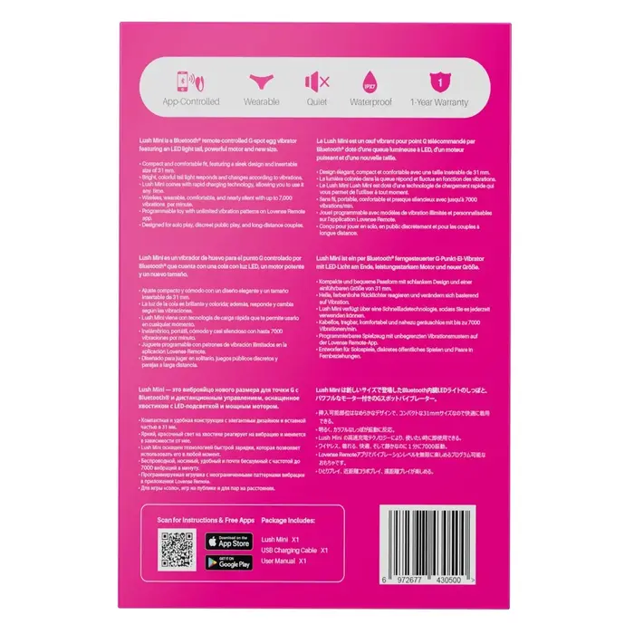 LOVENSE Lush Mini nēsājams G-spot vibrators Photo 17