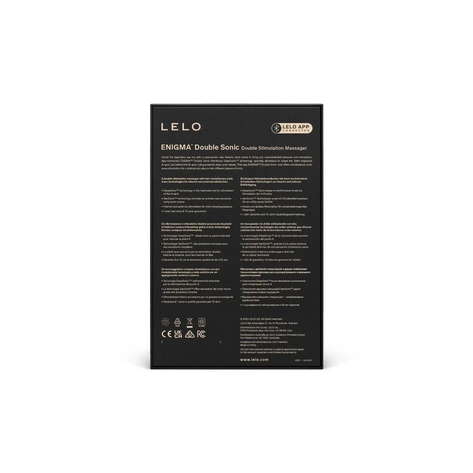 Lelo Enigma Double Sonic vibrator Photo 5