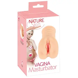 Masturbator Nature Skin Vagina Masturbator model 50056040000 — TPE, total length 16 cm, insertion depth 13 cm, inner Ø tight, outer Ø max 10 cm, weight 630 g
