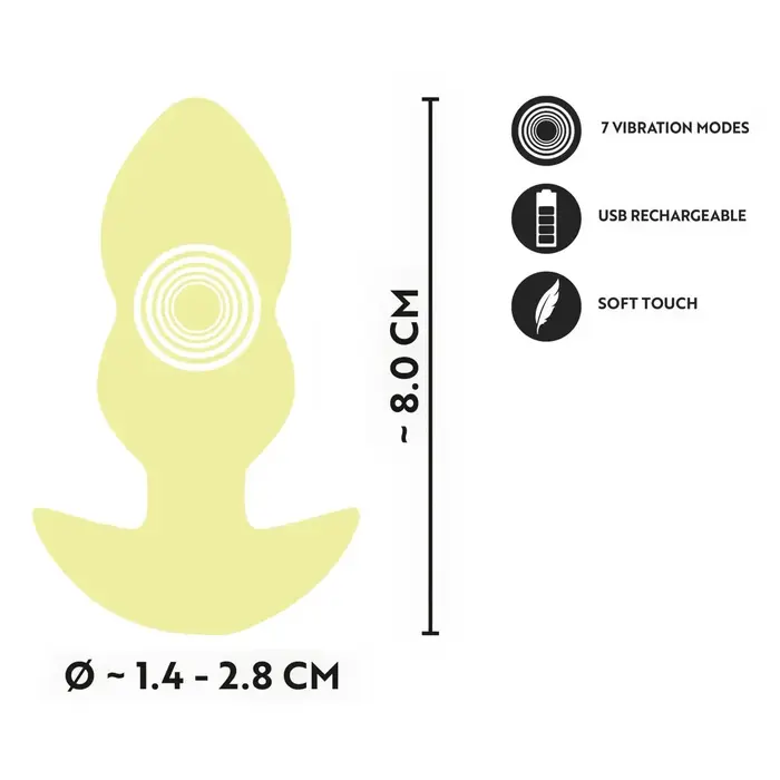 Anal plug Cuties Vibrating Plug 54069860000 Photo 11