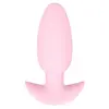 Anālā eņģelīte Cuties Vibrating Plug Rose — 8 cm, uzlādējama Photo 3