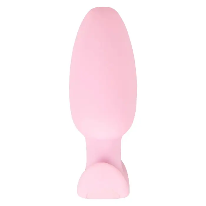 Anālā eņģelīte Cuties Vibrating Plug Rose — 8 cm, uzlādējama Photo 5