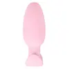 Anālā eņģelīte Cuties Vibrating Plug Rose — 8 cm, uzlādējama Photo 5