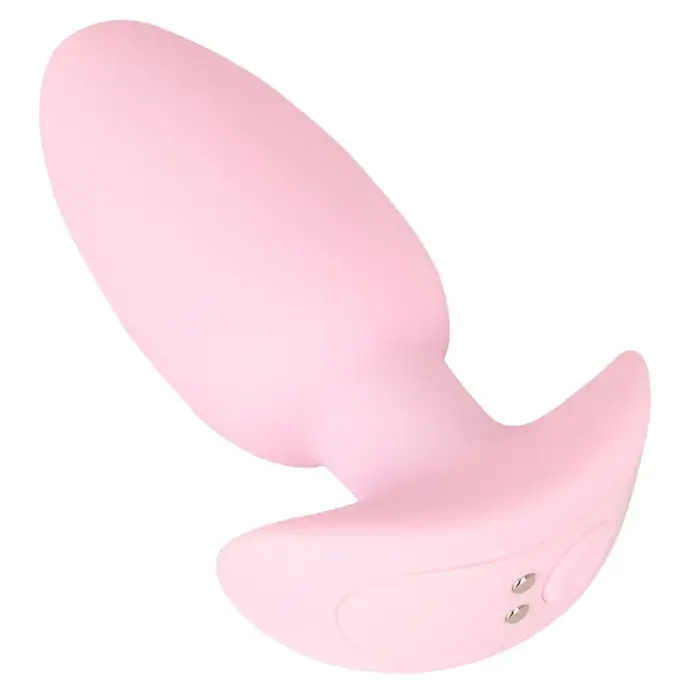 Anālā eņģelīte Cuties Vibrating Plug Rose — 8 cm, uzlādējama Photo 6