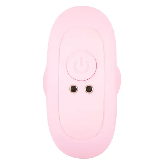 Anālā eņģelīte Cuties Vibrating Plug Rose — 8 cm, uzlādējama Photo 8
