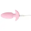Anālā eņģelīte Cuties Vibrating Plug Rose — 8 cm, uzlādējama Photo 9