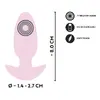 Anālā eņģelīte Cuties Vibrating Plug Rose — 8 cm, uzlādējama Photo 11