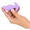 Anal plug Cuties Vibrating Plug Purple — 8 cm Photo 7