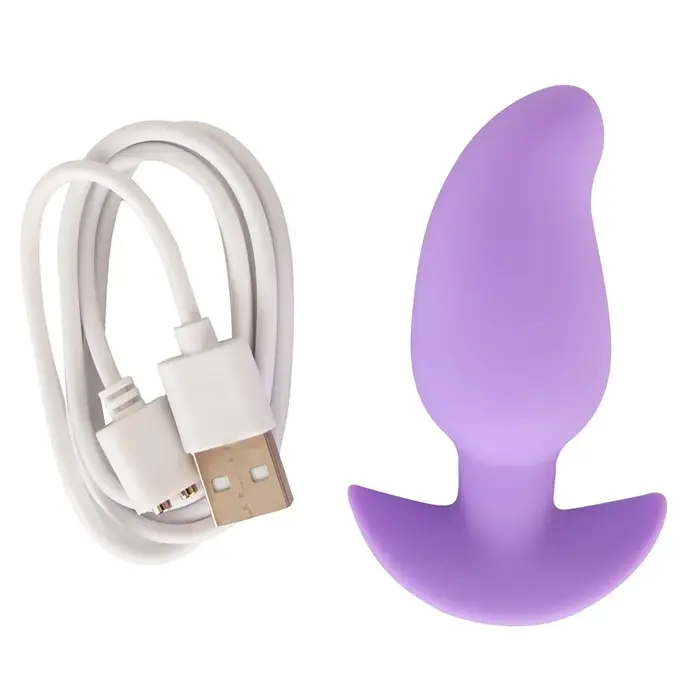 Anal plug Cuties Vibrating Plug Purple — 8 cm Photo 10