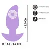 Anal plug Cuties Vibrating Plug Purple — 8 cm Photo 11