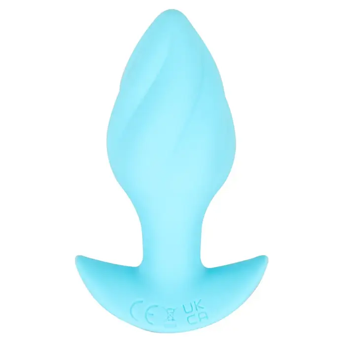 Анальная пробка Cuties Vibrating Plug Blue — 8 см Photo 3