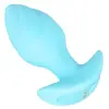 Анальная пробка Cuties Vibrating Plug Blue — 8 см Photo 6