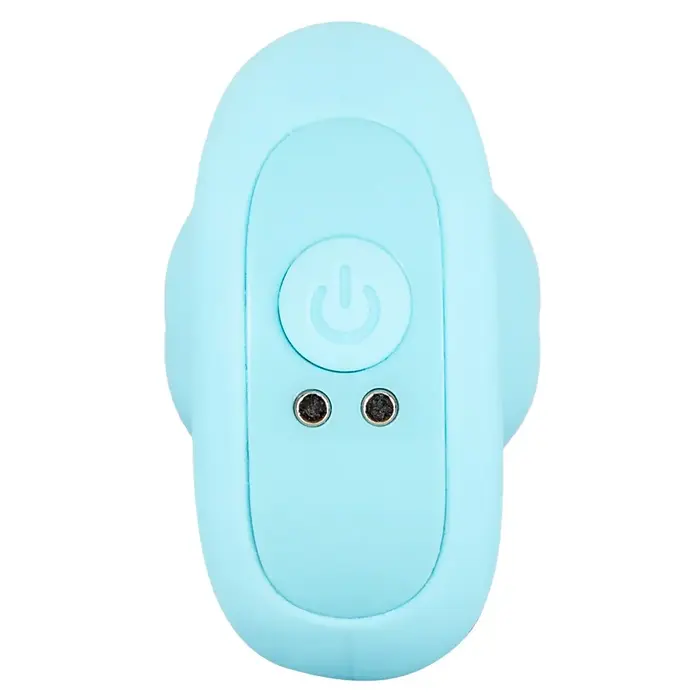 Анальная пробка Cuties Vibrating Plug Blue — 8 см Photo 8
