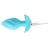 Анальная пробка Cuties Vibrating Plug Blue — 8 см Photo 9
