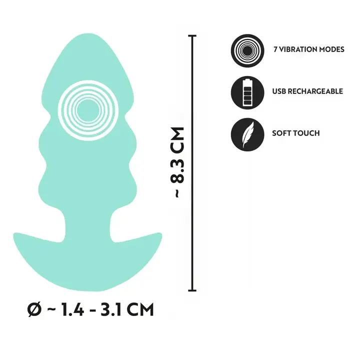 Anal vibrating plug Cuties 54070280000 Photo 11