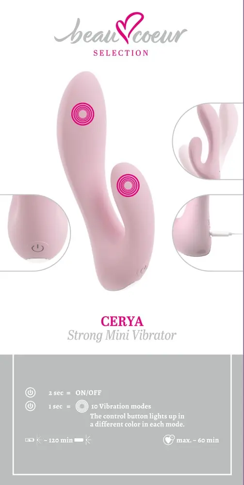 Vibrators beau coeur Cerya Strong Mini V Photo 26