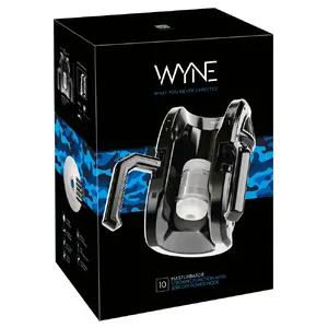 Masturbator WYNE Masturbator 10 — ergonomic personal stimulator, rechargeable, sleeve 11.5 cm, supports penis up to 28 cm