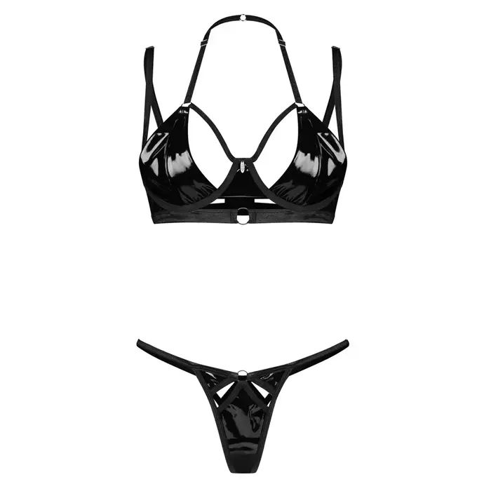 Трусики OBSESSIVE Keira Lise виниловый комплект L/XL Photo 3